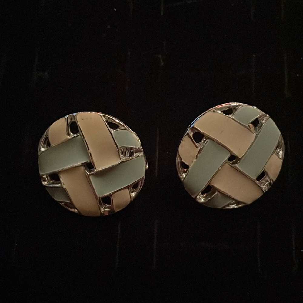 Vintage clip on earrings
